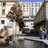 Le club de jazz "Les Jumeaux" est situé au deuxième sous-sol de ces bâtiments du quartier lausannois du Flon. Ces anciennes halles industrielles, photographiées ici en 2021, ont entretemps fait peau neuve (Archives). KEYSTONE/LAURENT GILLIERON